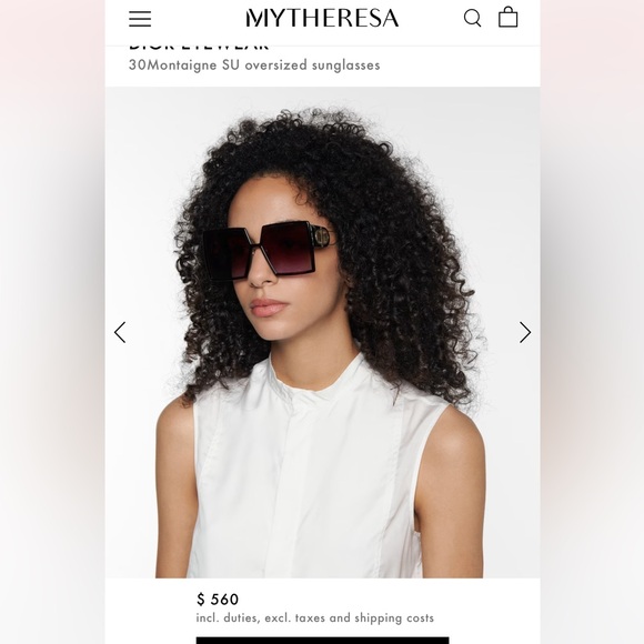 Christian Dior 30 Montaigne SU oversized sunglasses - Picture 12 of 12